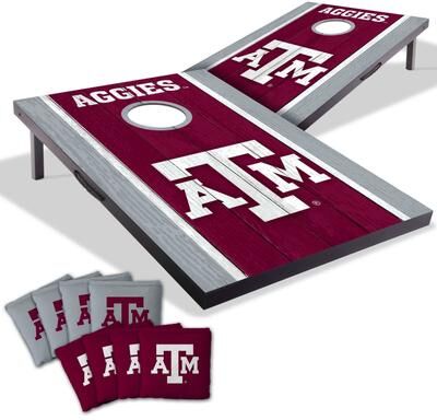 Skip's Garage Texas A&M Aggies NCAA Compact 2x3 Tailgate Cornhole Board Set