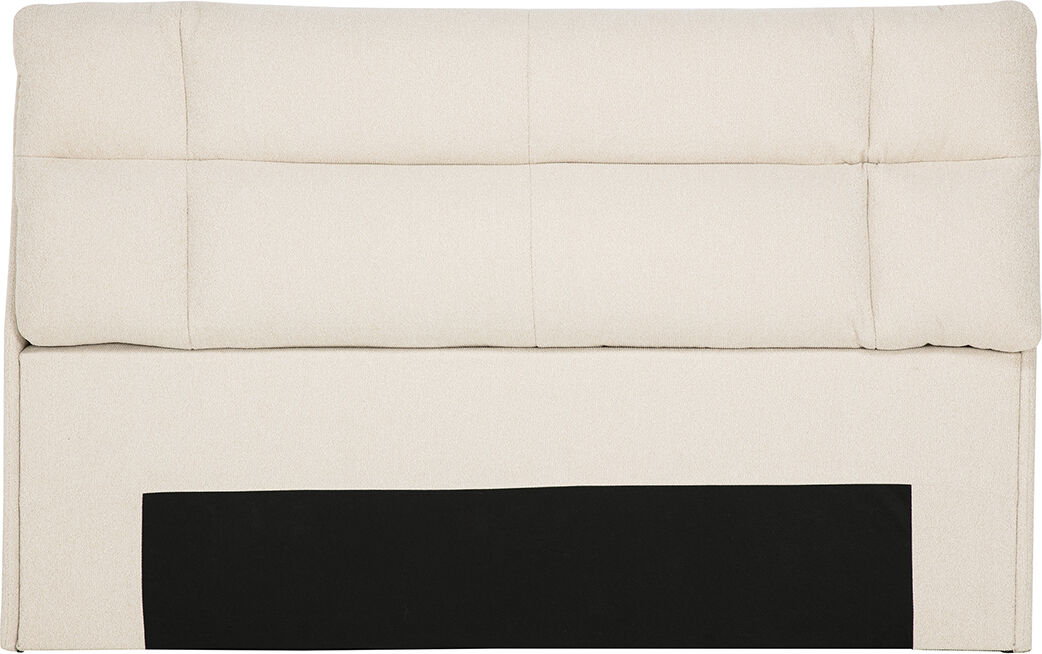 Miliboo Stoffkopfteil in Beige texturiert L160 cm HONO