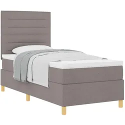 vidaXL, Boxspringbett, Zatenus (Linien-Design) (80 x 200 cm)