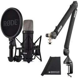 RØDE NT1 Signature Black Mikrofon mit PSA-1+ Gelenkarm, Mikrofon