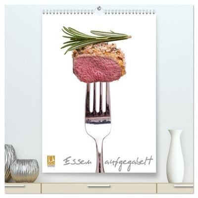 Essen aufgegabelt (hochwertiger Premium Wandkalender 2026 DIN A2 hoch), Kunstdruck in Hochglanz