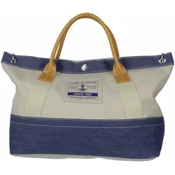 Antonio Strandtasche - beige+blue