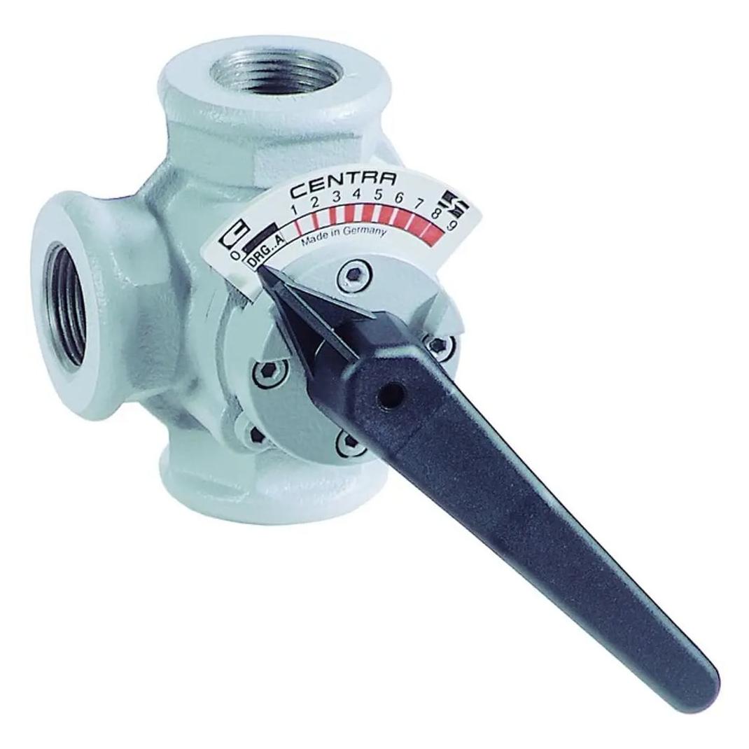 Graphite Pittway SARL Honeywell 3Wege-Muffenmischer Centra-DR GG 20, grau, PN 6, gerade DN 32 (166 mm) (DR32GMLA)