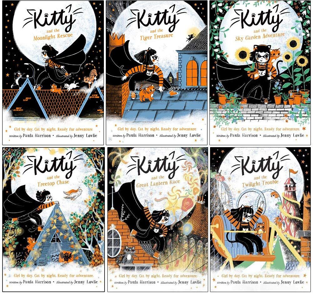 OXFORD UNIVERSITY PRESS Paula Harrison Kitty Series 6 Books Collection Set – Moonlight Rescue, Tiger Treasure & Magical Adventure Stories for Kids
