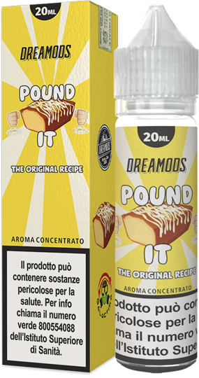 Galactika Pound It Dreamods Liquido Shot 20ml Torta Limone Glassa