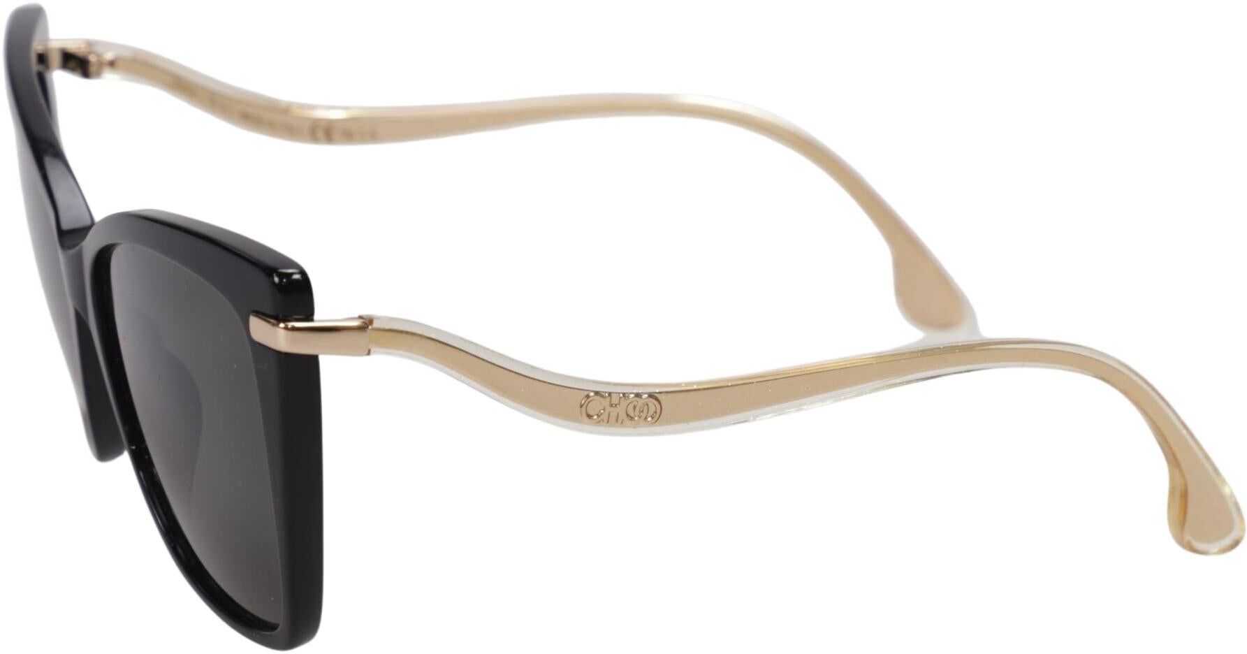 Jimmy Choo Damen Sonnenbrille, Schwarz - Second Hand