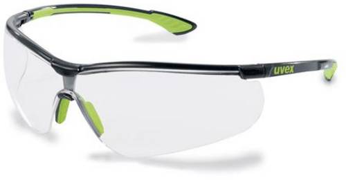 Uvex sportstyle 9193265 Schutzbrille inkl. UV-Schutz Grün, Schwarz EN 166, EN 170 DIN 166, DIN 170