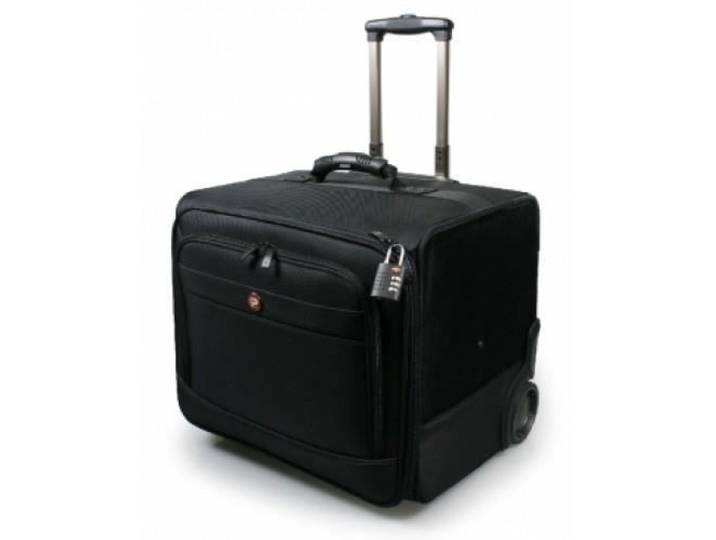 Valise à roulette pour classeurs - PORT DESIGNS - Noir - Polyester