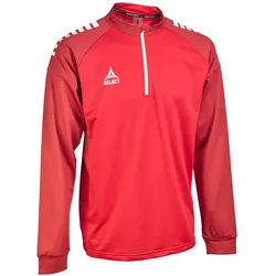 Select Spain 1/4-Zip Sweatshirt rot/weiß S