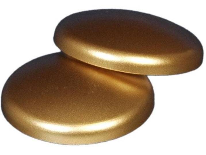 Dekomagnet LIEDECO, grau (messingfarben), Ø:3cm, Materialmix, Gardinenbefestigungen, Dekomagnet, für metallische Flächen