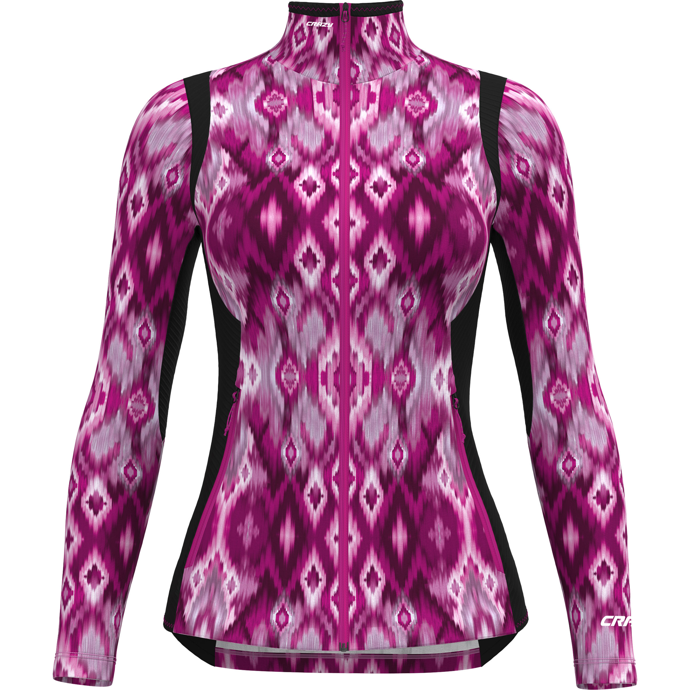 Crazy Wonder Magic Damen Fleecejacke lila Größe L Trekking Elastisch