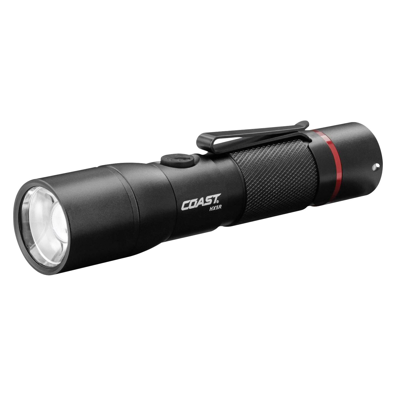 Coast HX5R wiederaufladbare Taschenlampe 620 Lumen (12.40 cm, 340 lm) (HX5R)