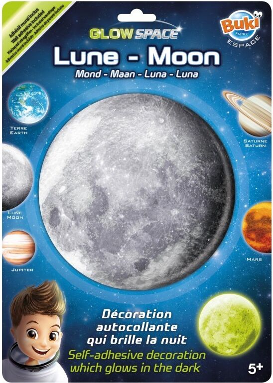 Buki France Planete phosphorescente Lune - Buki