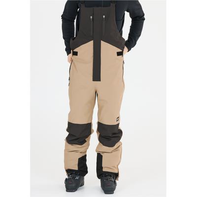 Skihose SLOPE "Kenwood", Herren, Gr. XS, EURO-Größen, beige, 100% Polyester, unifarben, lang, Hosen Skihose, im ausgeklügelten Latzhosen-Design