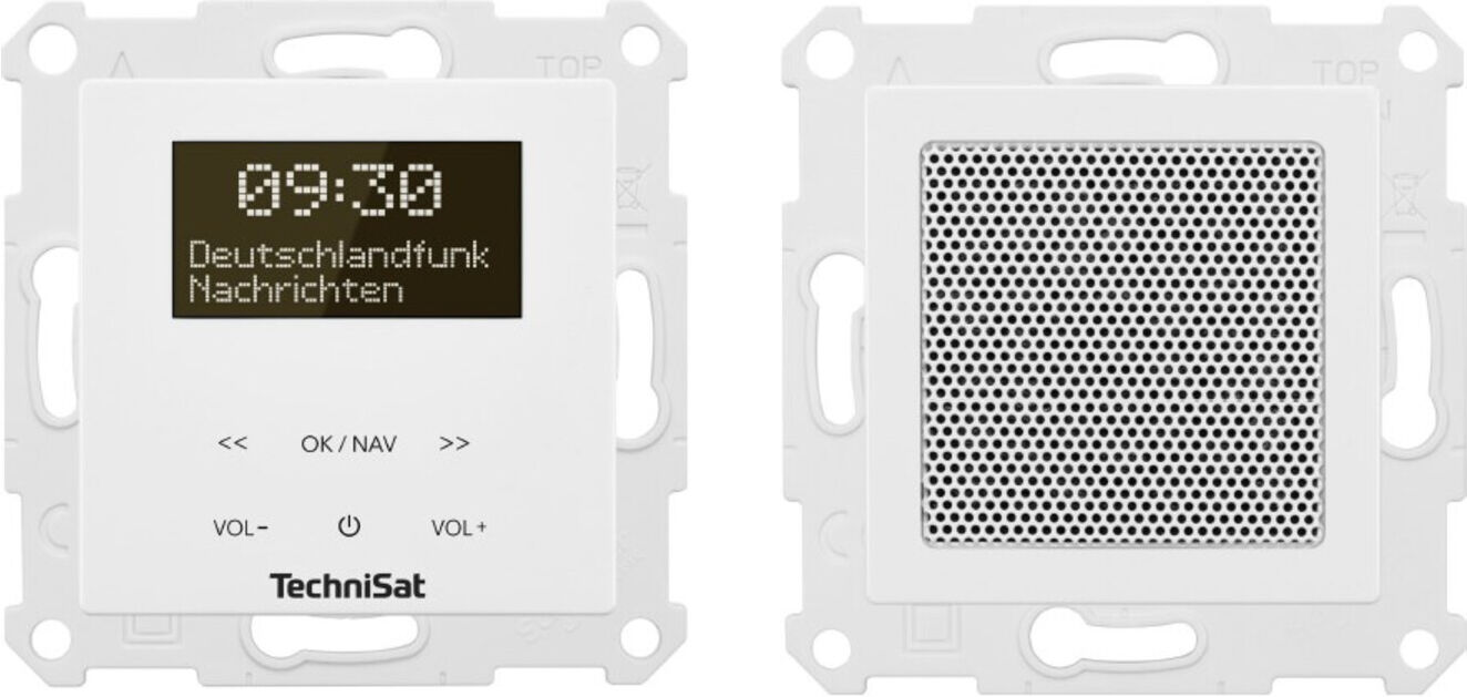 TechniSat Digitalradio DIGITRADIOUP55 DAB+ UKW Bluetooth weiß (0001/3901)