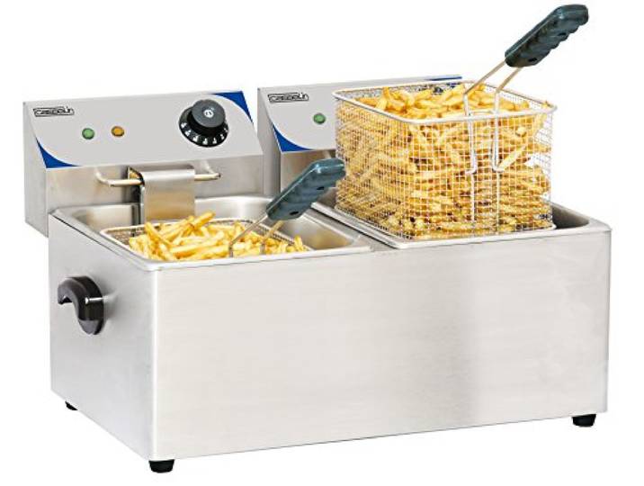 Casselin CFE42 - Friteuse électrique 2 x 4 litres