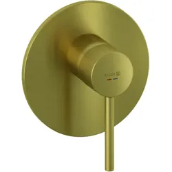 Kludi Bozz Brausearmatur 38755N076 Unterputzarmatur, Durchflussmenge 28 l/min, brushed gold