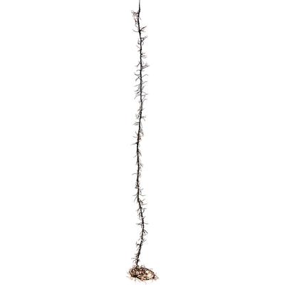 AM DESIGN LED-Lichterkette "Doppelcluster, Weihnachtsdeko aussen", schwarz, Dioden 1.800 Stk., Kabellänge 5m x Gesamtlänge 14m, Lichterketten