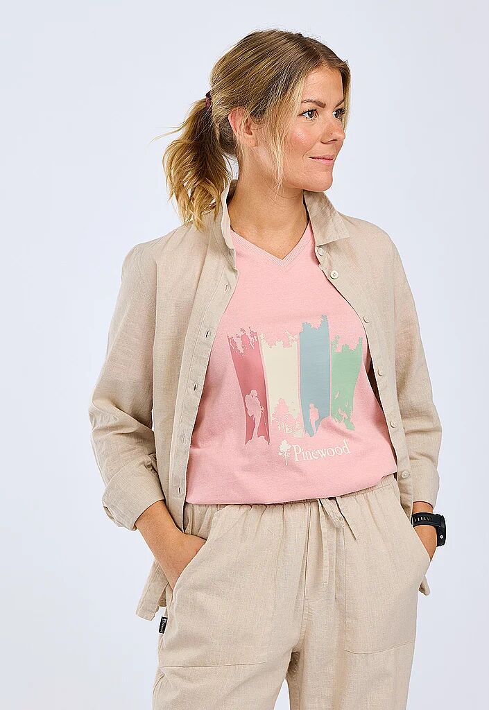 Pinewood Damen Bluse Värnamo InsectSafe  Hanf Mix beige   M W