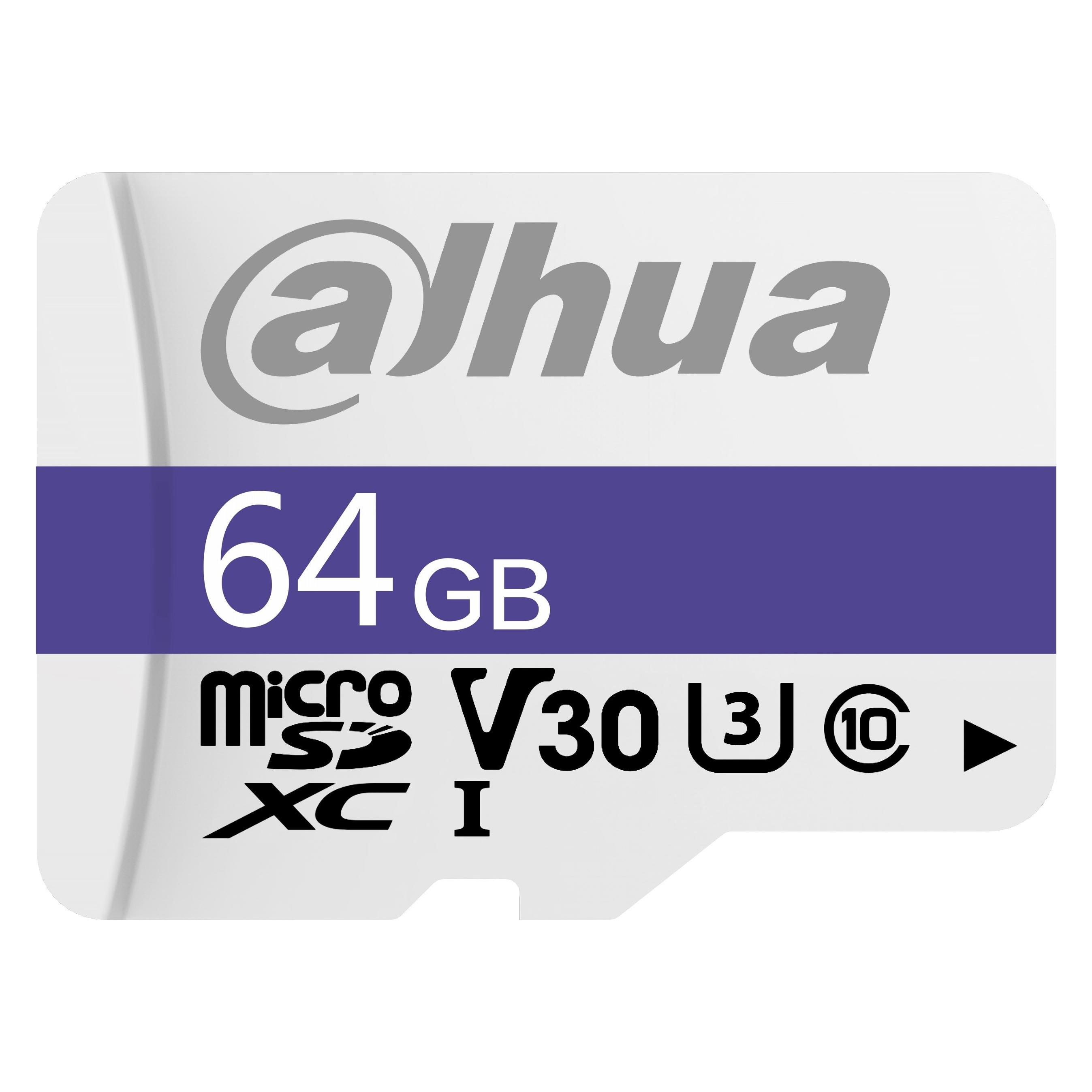 Dahua C100 MicroSDXC UHS-I Class 10 (64 GB, microSDXC, U3, UHS-I) (DHI-TF-C100/64GB)