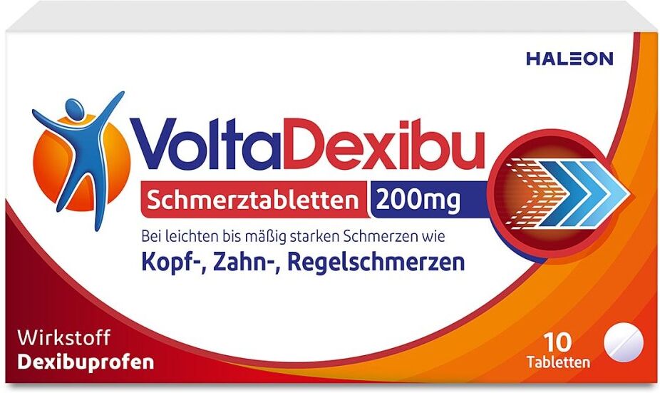 VoltaDexibu Schmerztabletten Dexibuprofen 200 mg