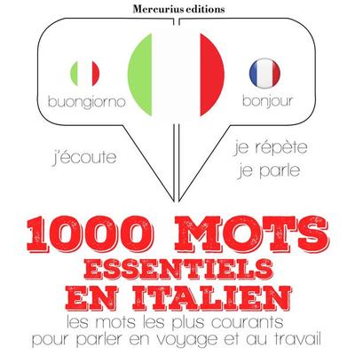 1000 mots essentiels en italien - JM Gardner, Audio, 9782821113480