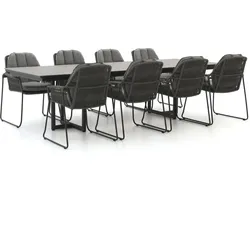 Tierra Outdoor Rivera/Naro 280 cm Gartenmöbel-Set 9-teilig