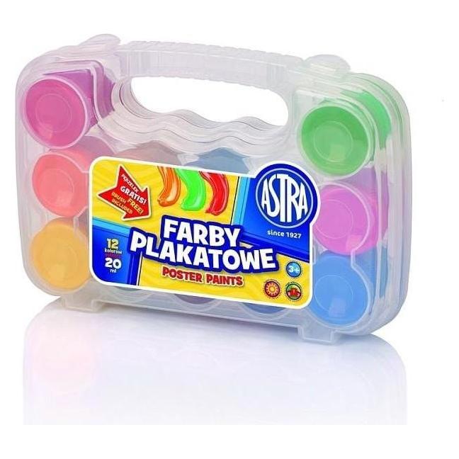 Astra Posterfarben 12/20 ml Koffer (20 ml) (260775)