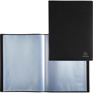 Exacompta Sichtbuch 8521E, aus PP, A4, mit 20 Hüllen, schwarz