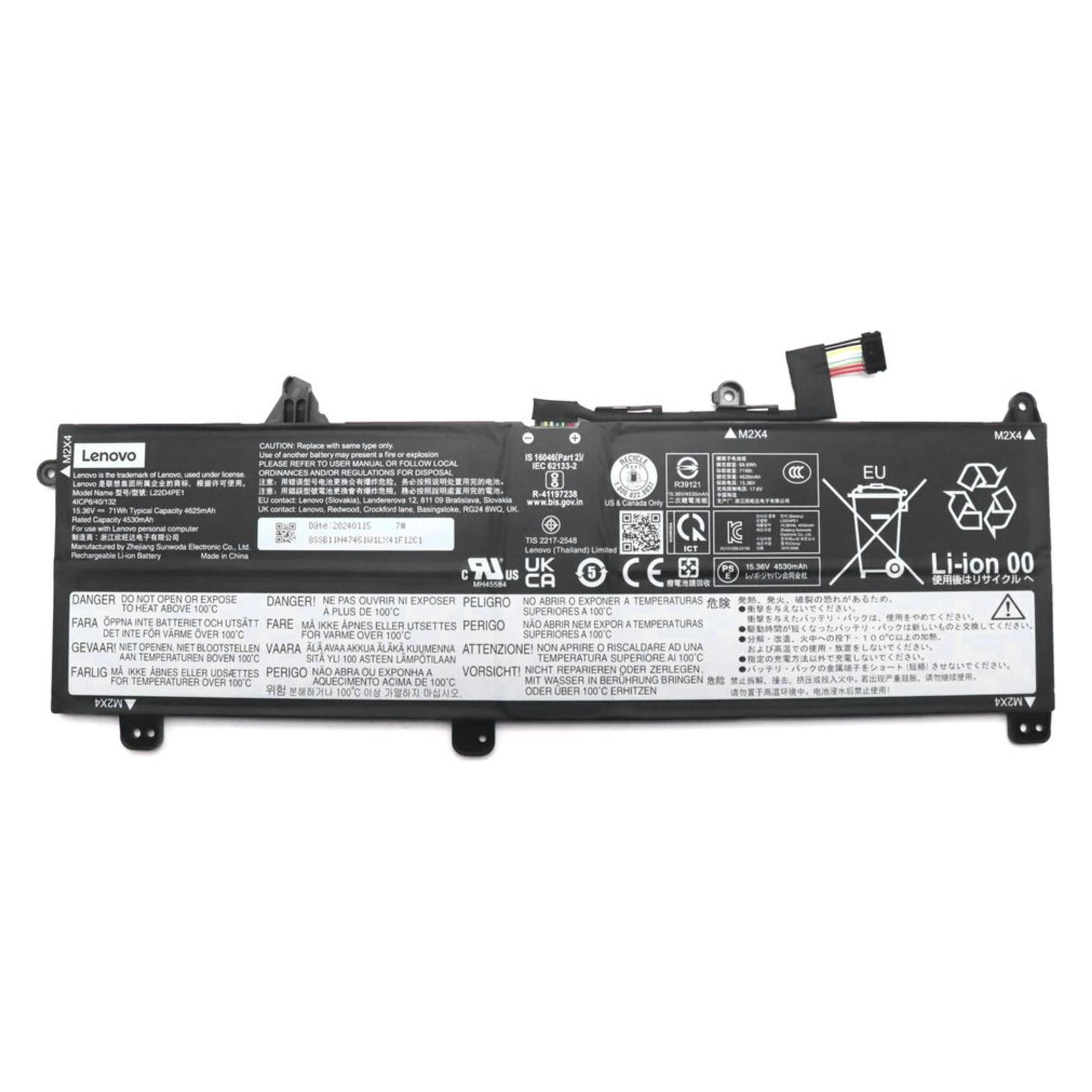 Lenovo BATTERY 4cell 71Wh 15.36V (4 Zellen) (5B11N47513)