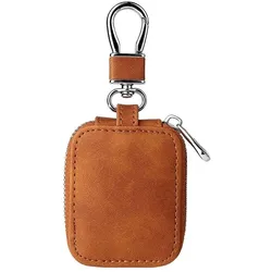 König Design Schutz Tasche Hülle für Apple AirPods 3 Case Cover Bumper Etuis Schale 360 Grad (Kopfhörer Hülle), Kopfhörertasche + Schutzhülle, Braun