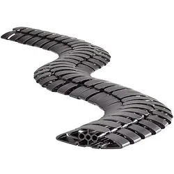 Bachmann Flexibles LF-System schwarz RAL9005 930.032 24x90x1000mm