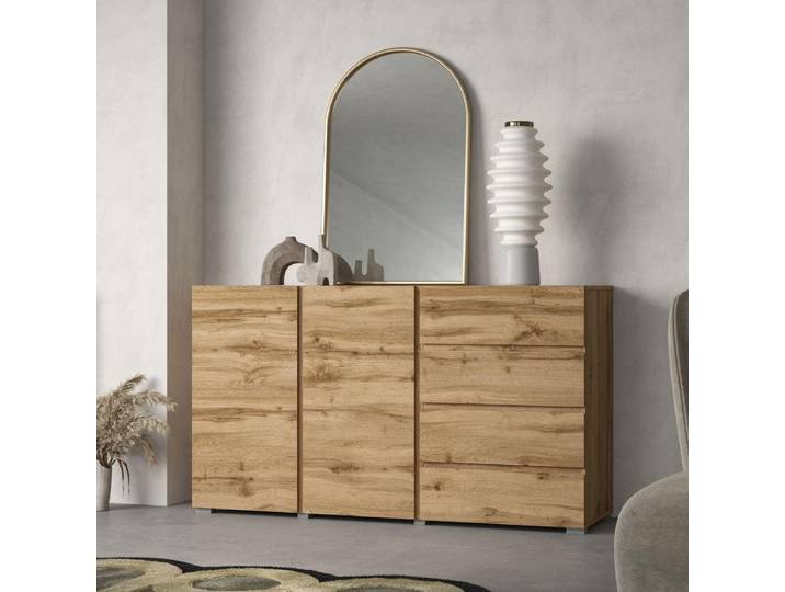 Commode combinée ELOWEN - chêne wotan