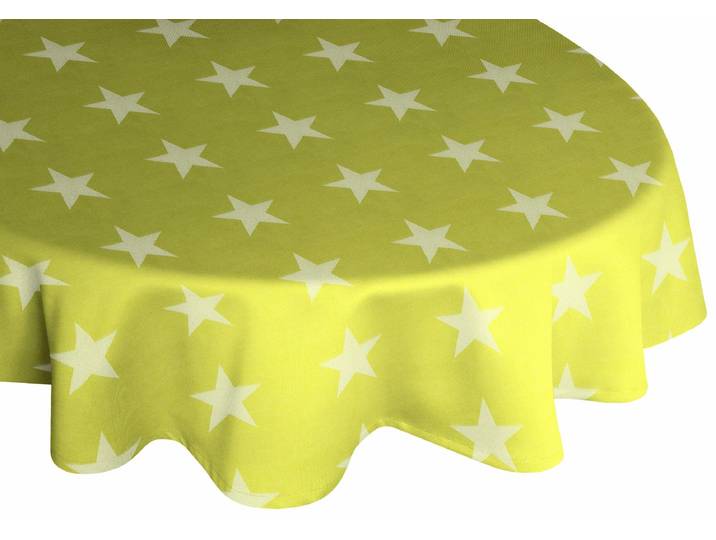 Tischdecke WIRTH Felino , grün, B:130cm L:190cm, Baumwolle, Polyester, Tischdecken, Tischdecke