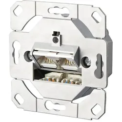METZ CONNECT Anschlussdose C6A UP0 2xRJ45,UP0 TN EDATC6A-2UP0
