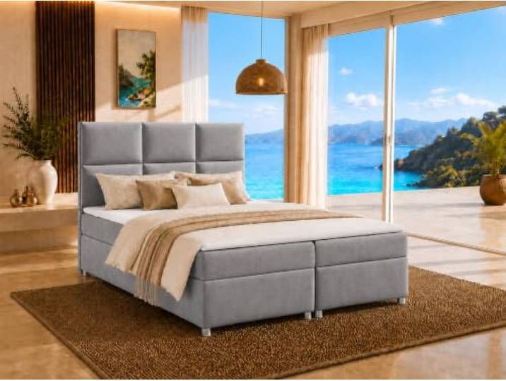 Best For Home Trinity K-13 Boxspringbett 180x200 cm mit Stauraum und Topper