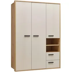 Kleiderschrank Casa Mia Kaschmirfarben/Eiche Artisan