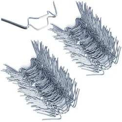 Casaria Gardebruk Gewächshausklammern 100er-Set Edelstahl