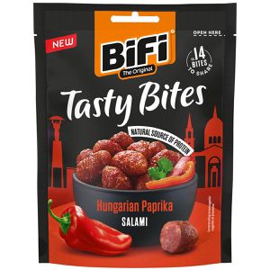 BiFi Fleischsnack Salami Tasty Bites, Hungarian Paprika, 50 g