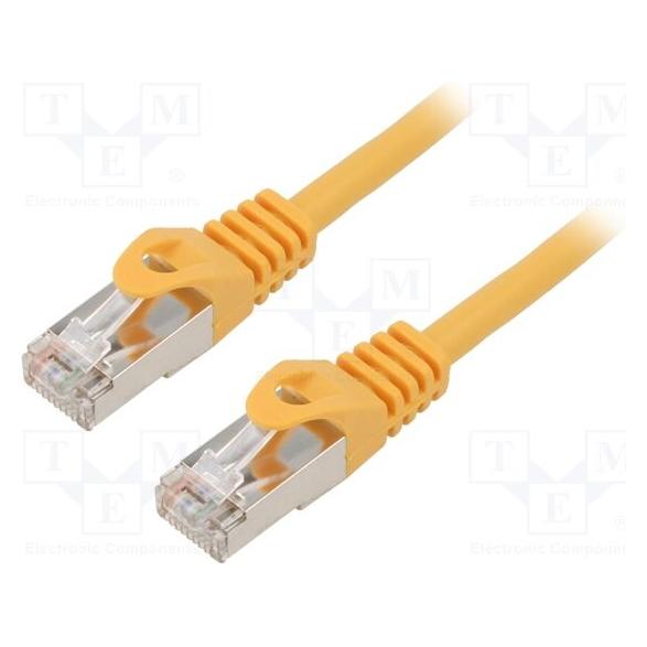 Lanberg Patchcord Kat.6 Ftp 3m Pomarańczowy Fluke Passed (F/UTP, CAT6, 3 m) (PCF6-10CC-0300-Y)