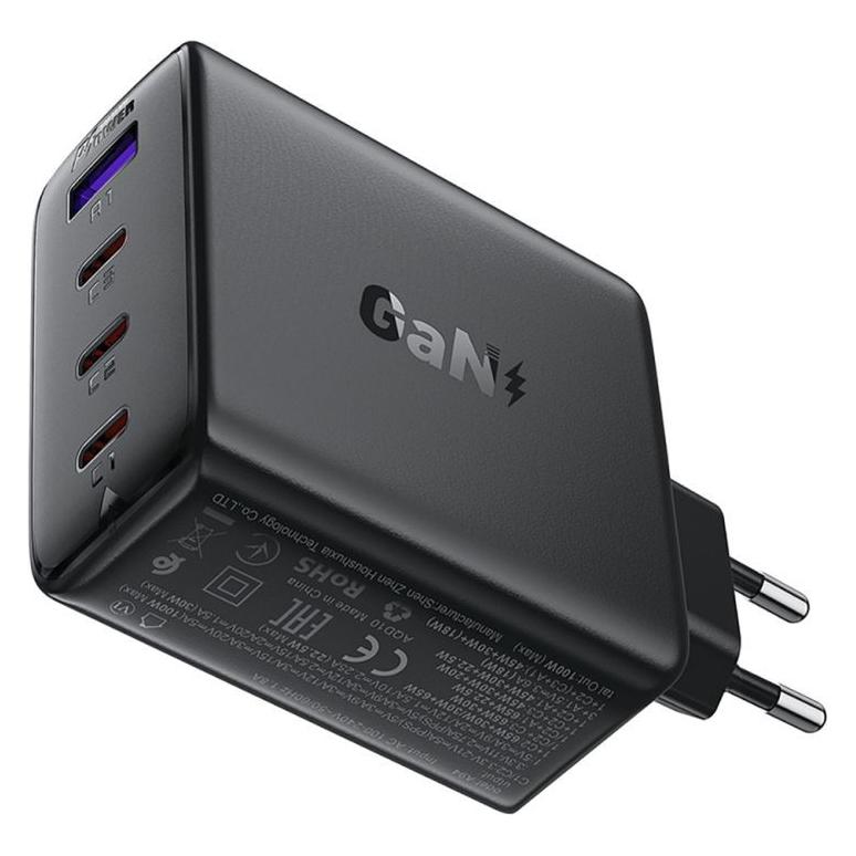 Acefast A94 GaN Fast Wall Charger Ladegerät 100W (100 W, 4 Ports) (47986221)