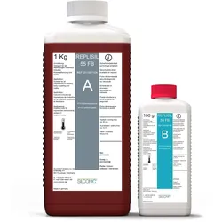 REPLISIL 55 FB Rotbraun SET