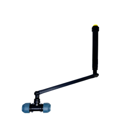 Installations Set Hunter ECO-ID, vormontiertes Set mit Swing Joint, Klemmverschraubung und ECO-ID (Installations Set Hunter ECO-ID: Installations Set Hunter ECO-ID: Winkel 25 mm) 9.31