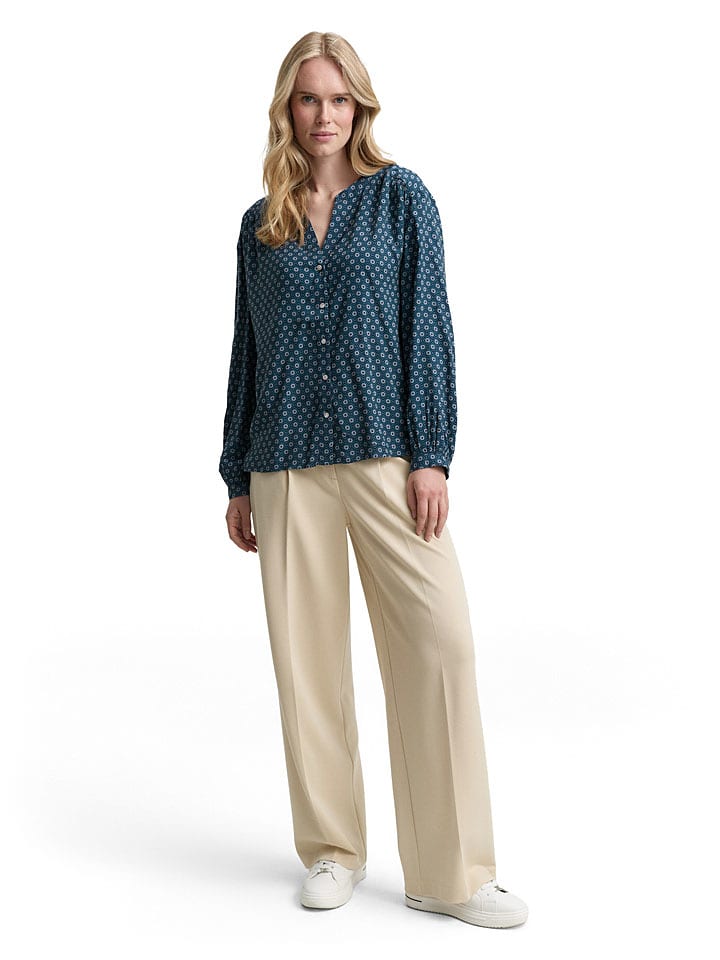 Tom Tailor Bluse in Dunkelblau - 34