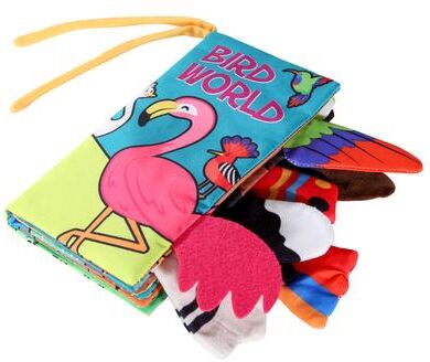 Tiny Tots Teens Trends Newborn Baby Toys, Cloth Book, Early Education, Parent Child Bonding bird Cloth Book