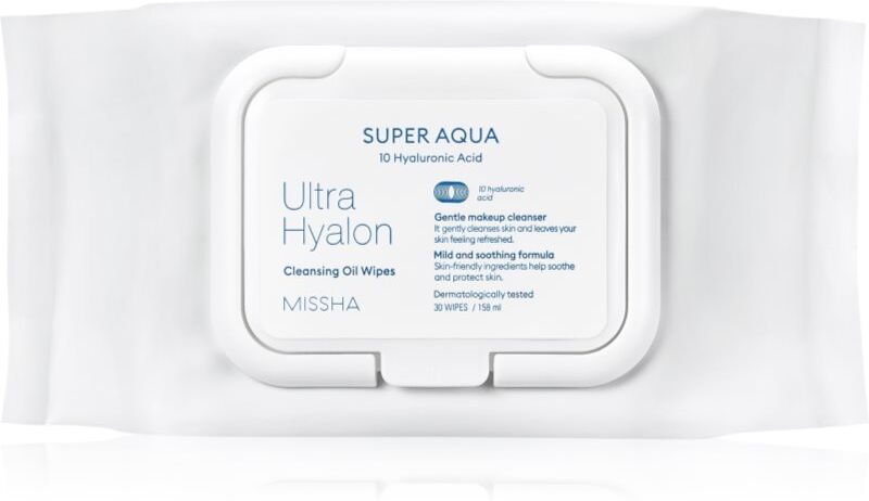 Missha Super Aqua 10 Hyaluronic Acid Reinigungs - und Abschminkpads 30 St.