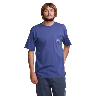 T-Shirt BILLABONG "Bad Dog", Herren, Gr. S, blau (tiefblau), Obermaterial:100% Baumwolle., Shirts T-Shirt