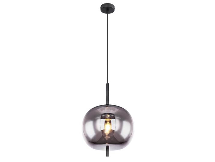 Hanglamp Blacky zwart 1-lichts rond Globo - 15345H1