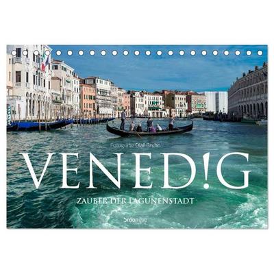 Venedig – Zauber der Lagunenstadt (Tischkalender 2027 DIN A5 quer), CALVENDO Monatskalender