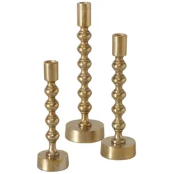 Boltze Kerzenleuchter Klisko, 22-31 cm, Gold